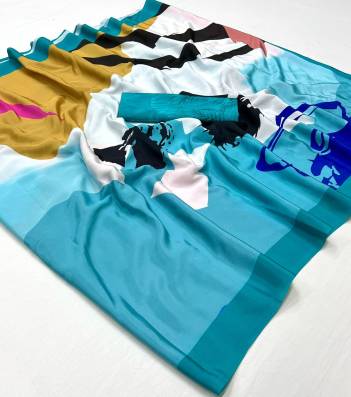 KERNIA’S BY GIRNAR FASHION PRINTED PURE SILK SAREE SUPPLIER IN INDIA